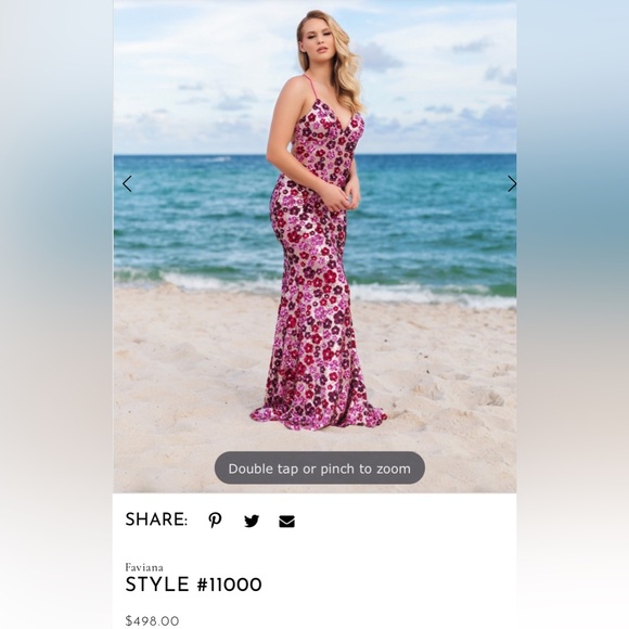 Sequin Prom Dress - Picture 6 of 6